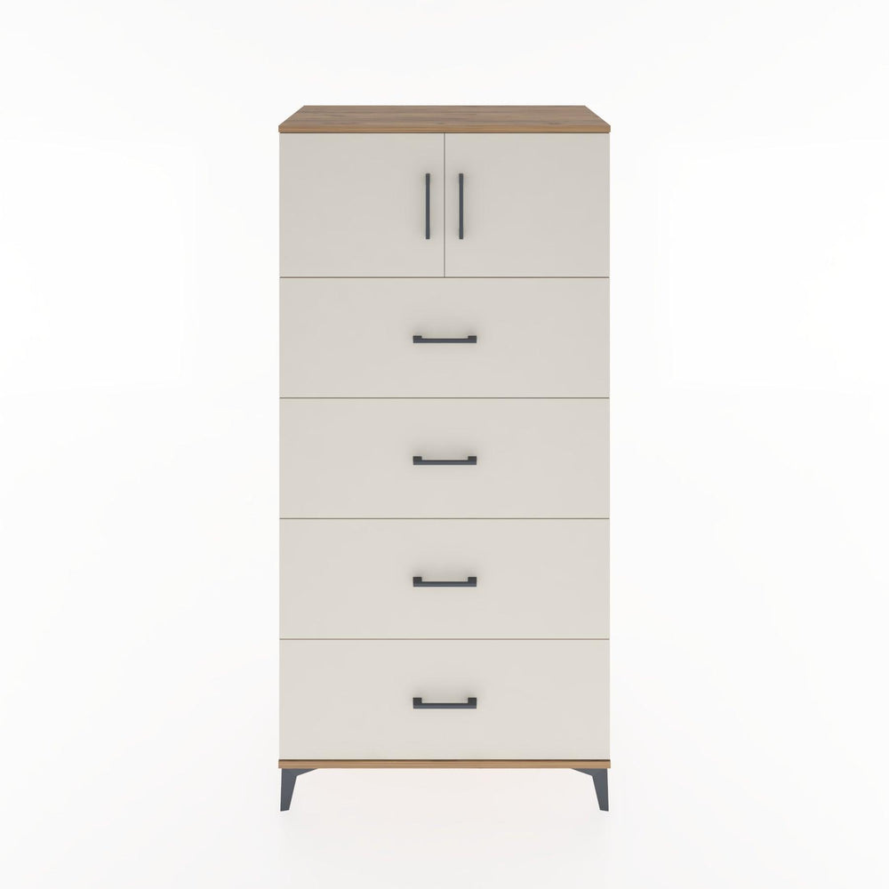 Woodntry Modular Cabinet Pine 88x44x170 cm with Doors and Drawers KC25-3