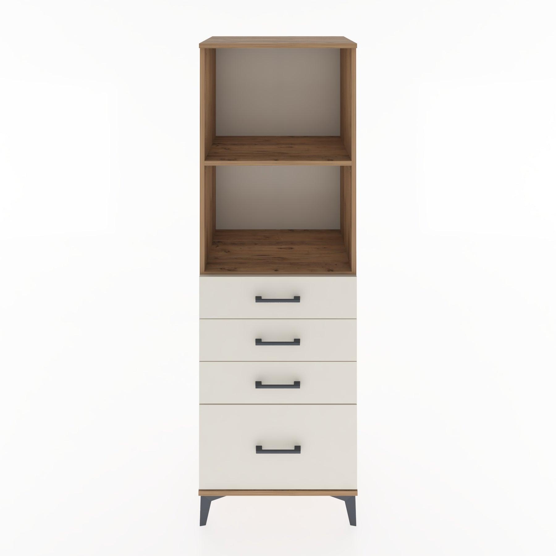 Woodntry Modular Cabinet Pine 60x44x170 cm with Drawers and Shelves CR41-3