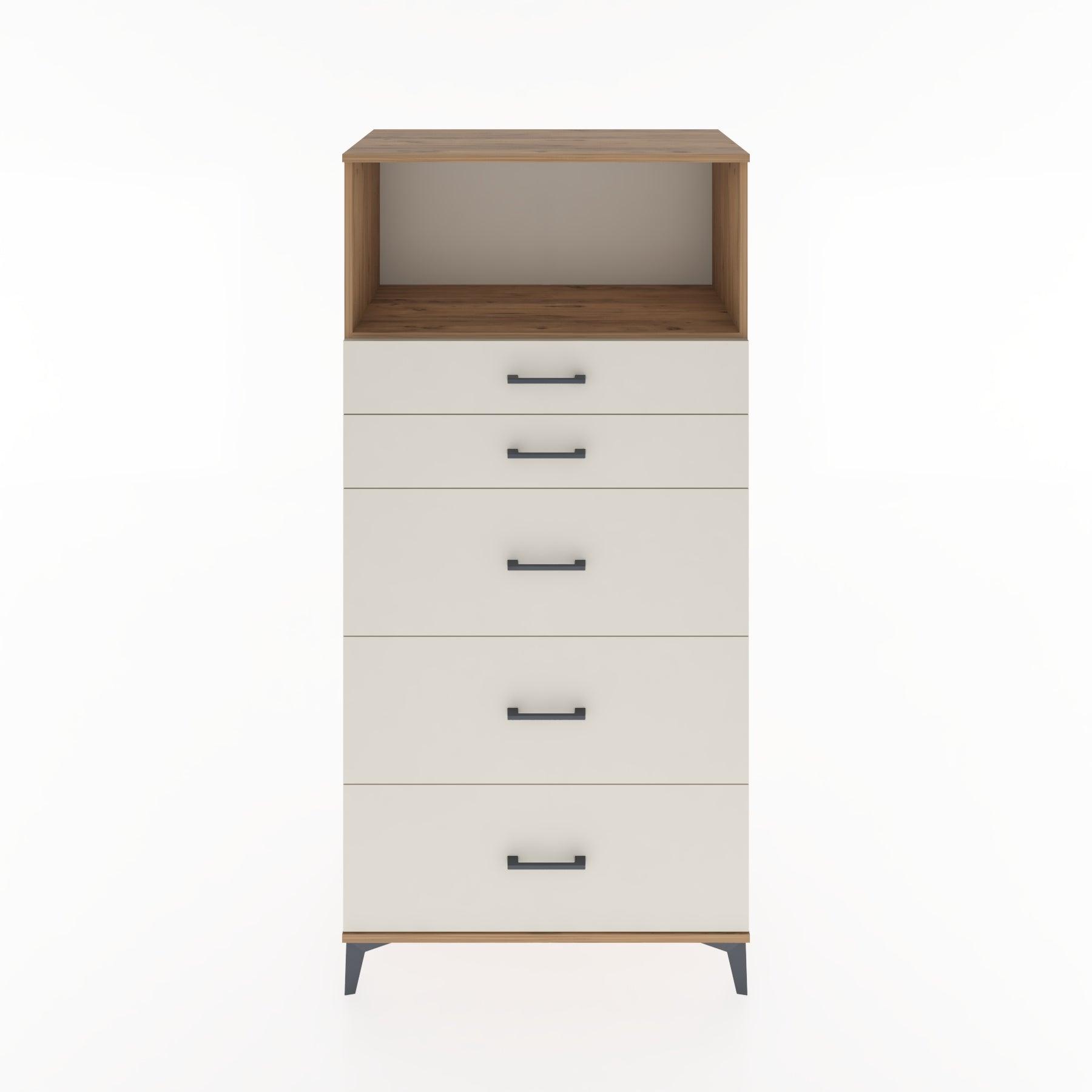 Woodntry Modular Cabinet Pine 88x44x170 cm with Drawers and Shelves CR50-3