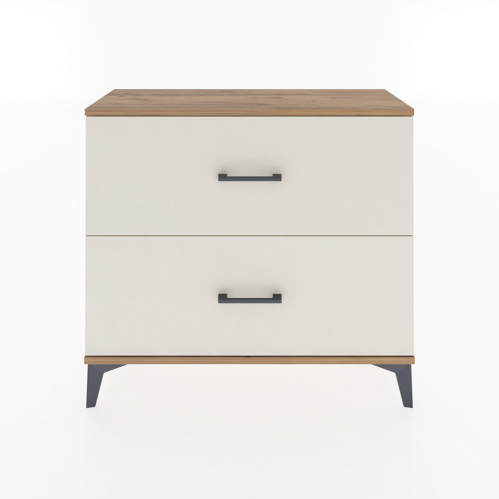 Woodntry Modüler Şifonyer İki Çekmeceli V4 88x30x68 cm Çam - Woodntry