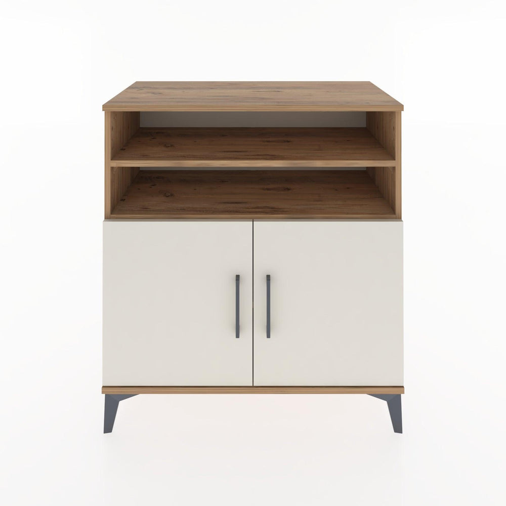 Woodntry Modüler Şifonyer Çam 88x44x84 cm Kapaklı ve Raflı KR38-3