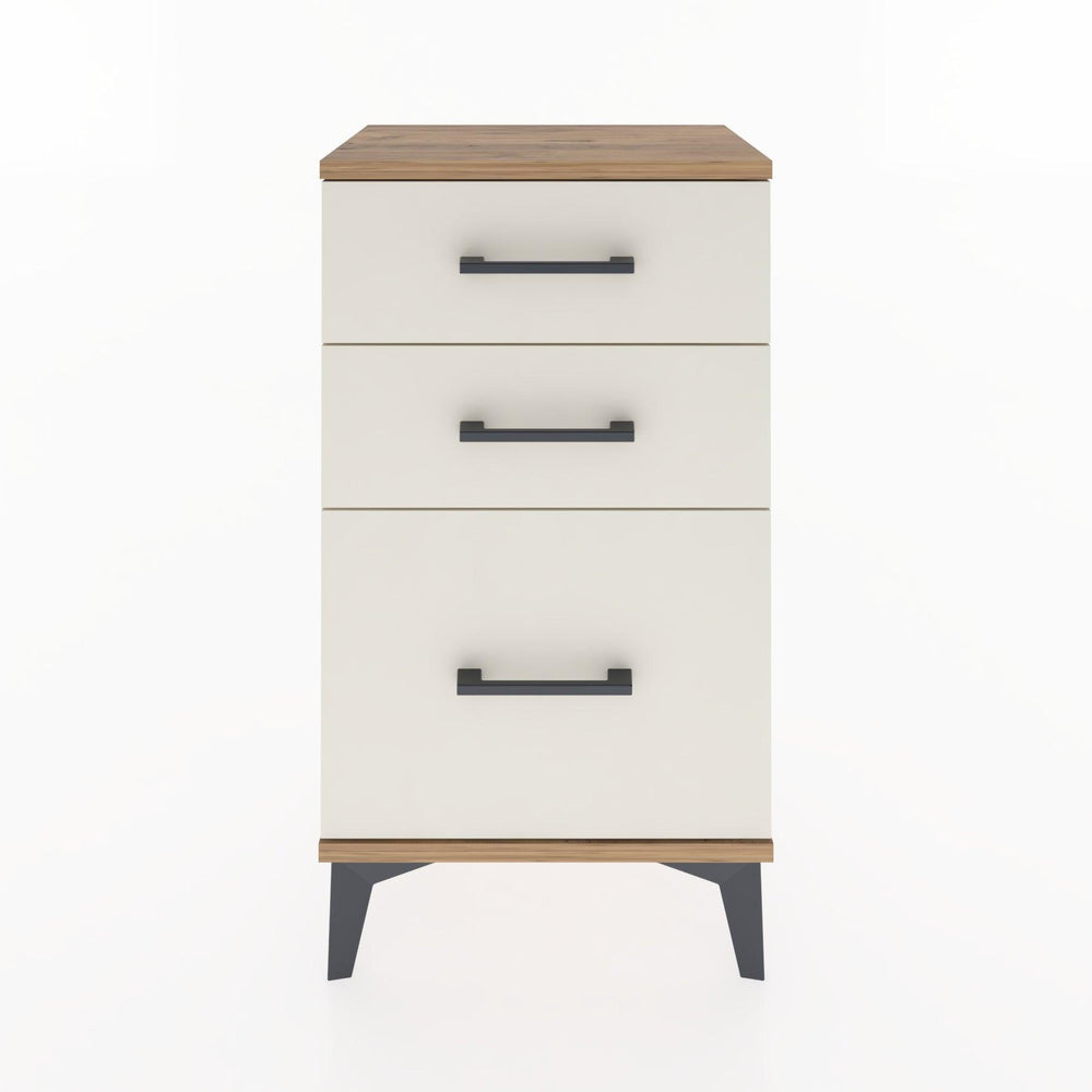 Woodntry Modüler Komodin Üç Çekmeceli V2 44x30x68 cm Çam - Woodntry