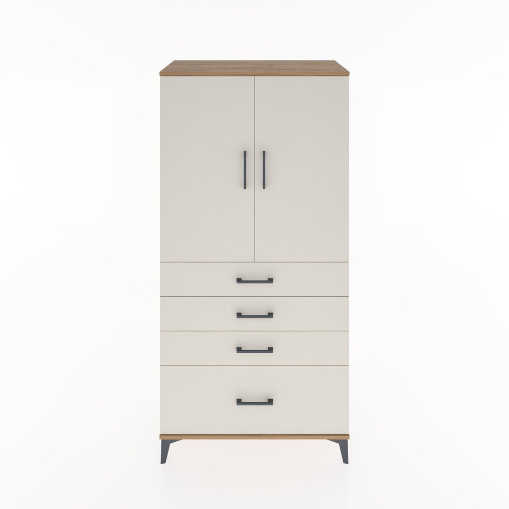 Woodntry Modular Cabinet Pine 88x44x170 cm with Doors and Drawers KC13-3