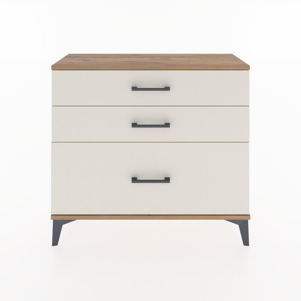 Woodntry Modüler Şifonyer Üç Çekmeceli V3 88x30x68 cm Çam - Woodntry