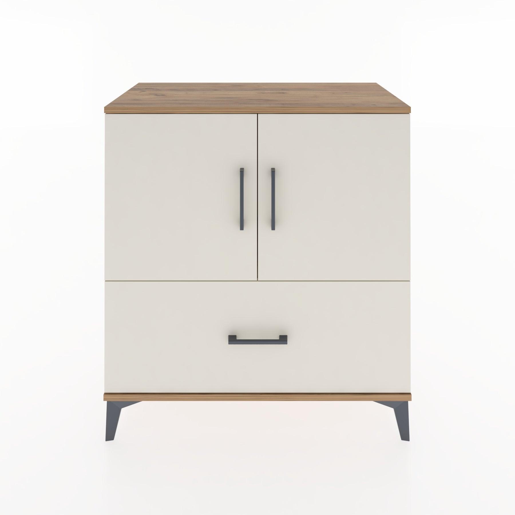 Woodntry Modular Dresser Pine 88x44x84 cm with Cover and Drawer KC48-3
