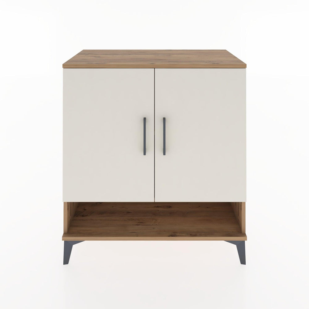 Woodntry Modüler Şifonyer Çam 88x44x84 cm Kapaklı ve Raflı KR76-3