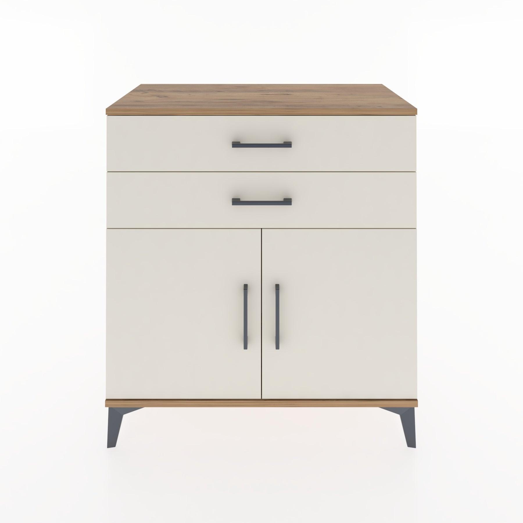 Woodntry Modular Dresser Pine 88x44x84 cm with Cover and Drawer KC33-3