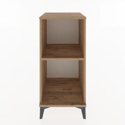 Woodntry Modular Nightstand Pine 44x44x84 cm with Shelf R51-3
