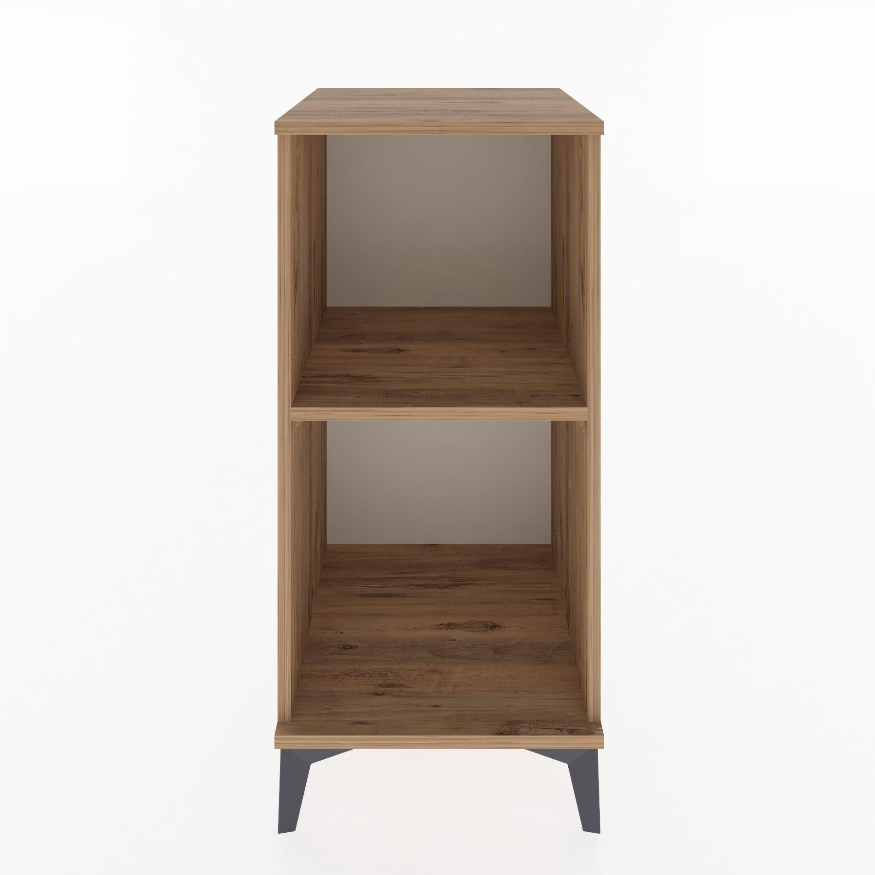 Woodntry Modular Nightstand Pine 44x44x84 cm with Shelf R51-3
