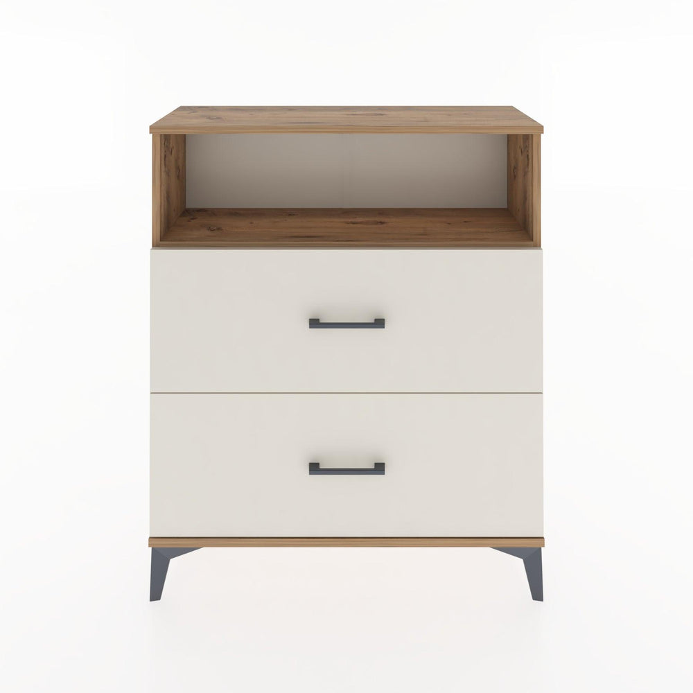 Woodntry Modular Dresser Pine 88x30x94 cm with Drawers and Shelves CR16-3