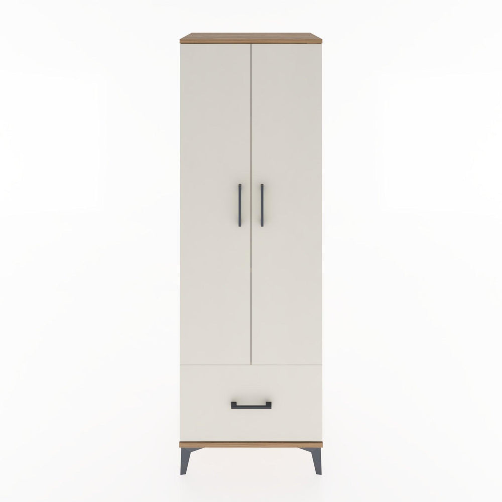 Woodntry Modüler Dolap Çam 60x44x170 cm Kapaklı ve Çekmeceli KC16-3