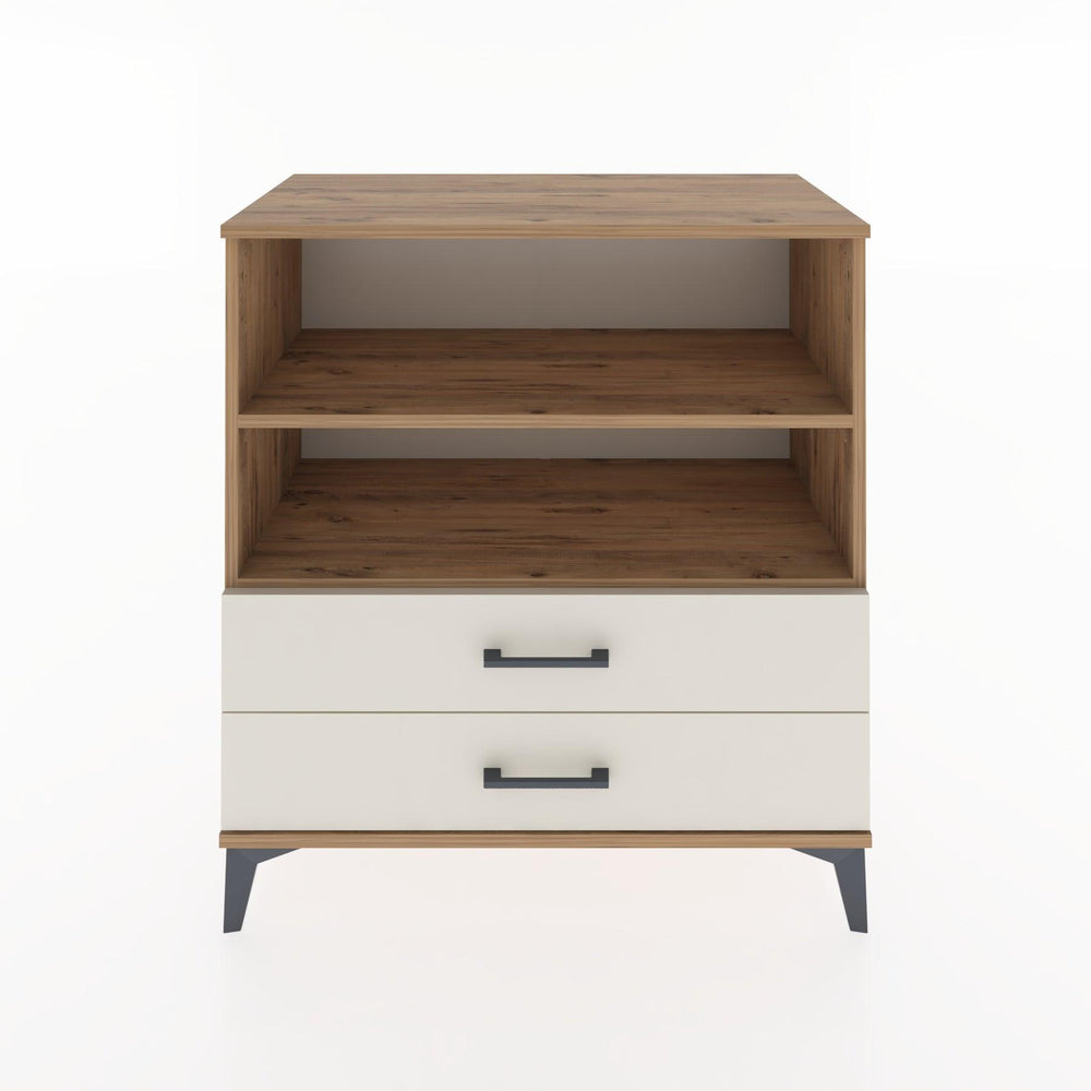 Woodntry Modüler Şifonyer Çam 88x44x84 cm Çekmeceli ve Raflı CR16-3