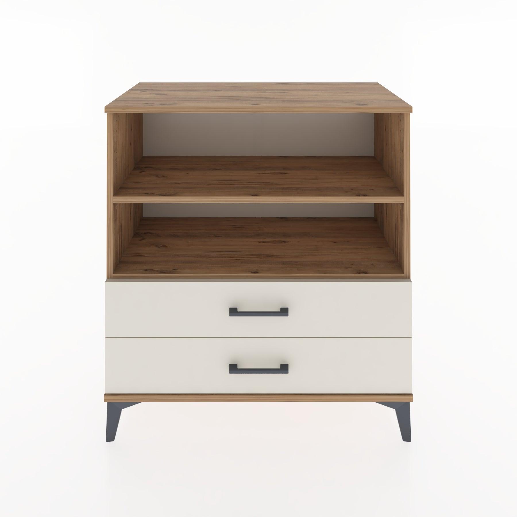 Woodntry Modular Dresser Pine 88x44x84 cm with Drawers and Shelves CR16-3
