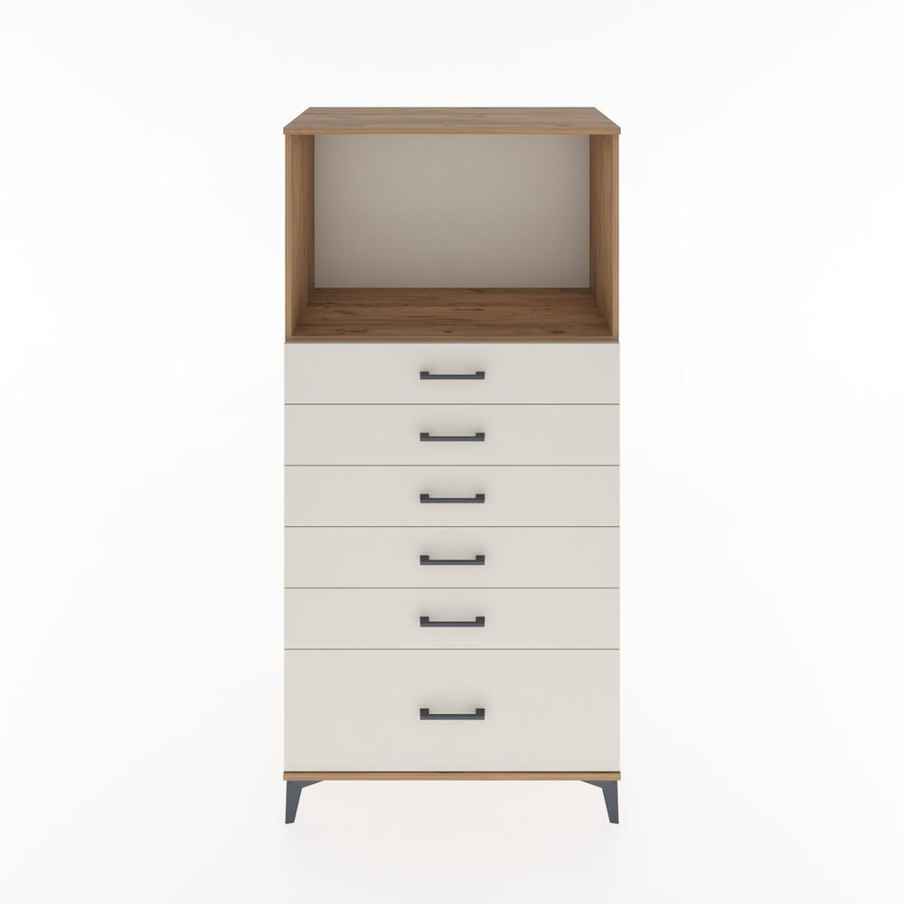 Woodntry Modular Cabinet Pine 88x44x170 cm with Drawers and Shelves CR39-3