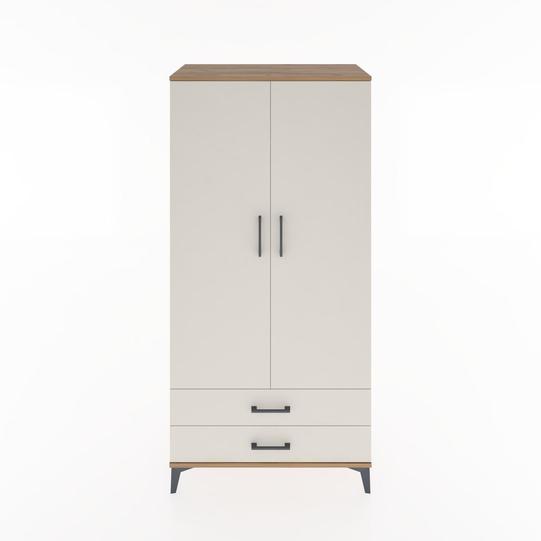 Woodntry Modular Cabinet Pine 88x44x170 cm with Doors and Drawers KC7-3