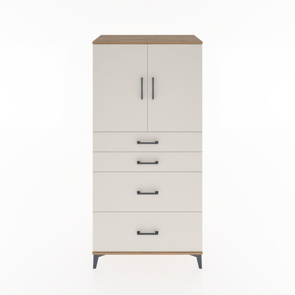 Woodntry Modular Cabinet Pine 88x44x170 cm with Doors and Drawers KC19-3