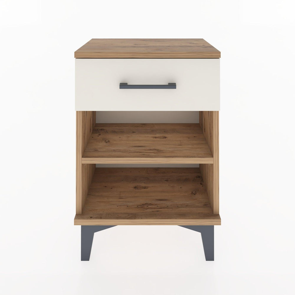 Woodntry Modüler Komodin Tek Çekmeceli 44x30x52 cm Çam - Woodntry