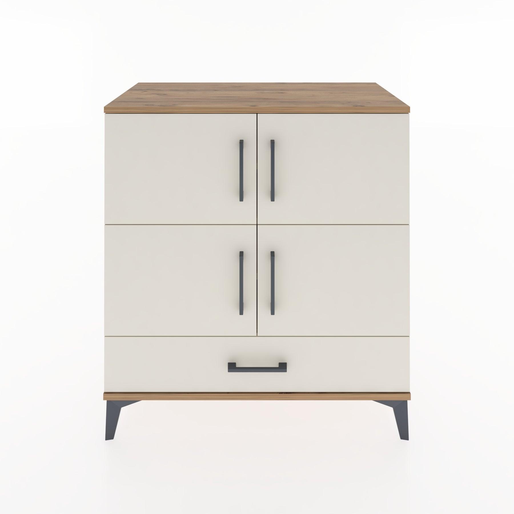 Woodntry Modular Dresser Pine 88x44x84 cm with Cover and Drawer KC91-3