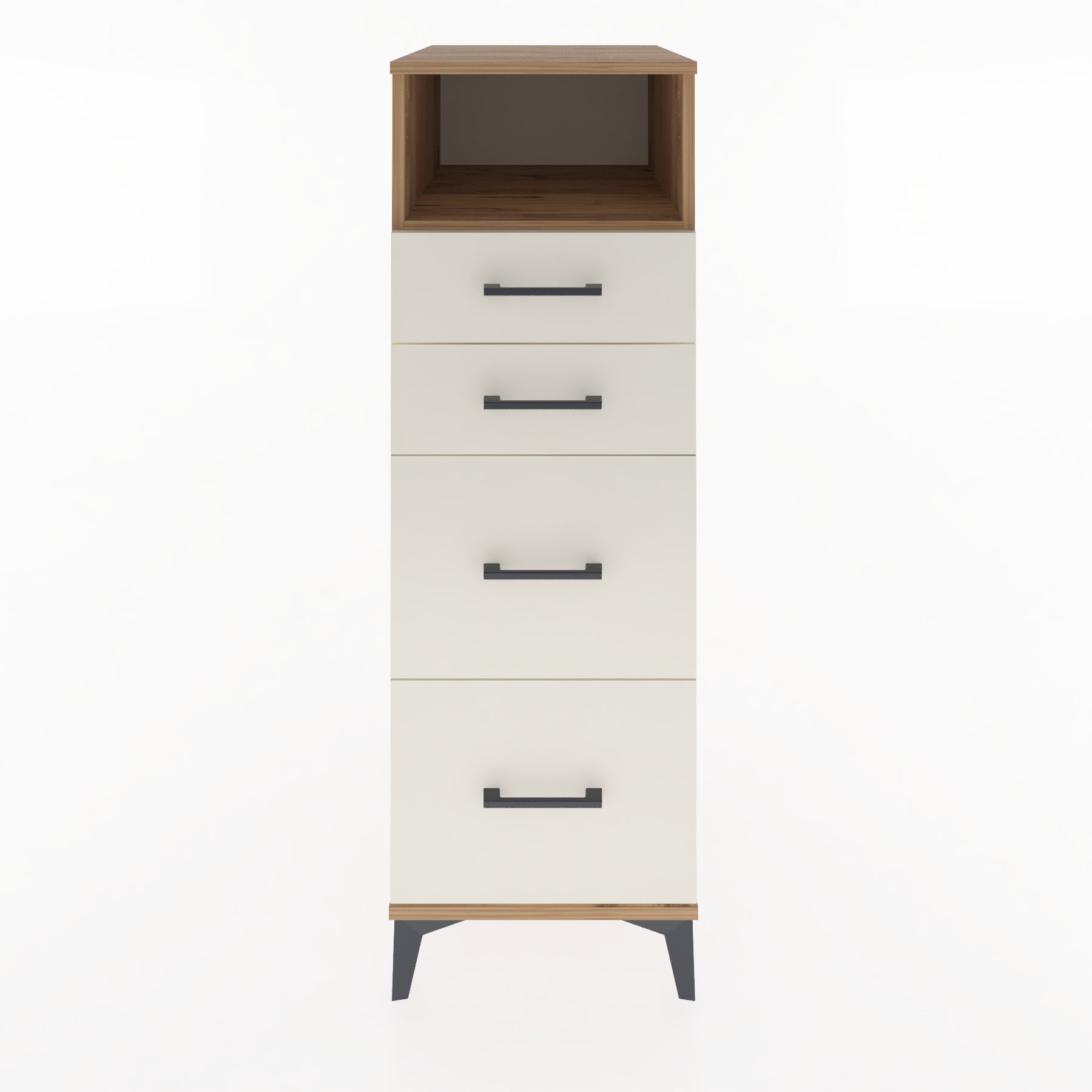 Woodntry Modular Cabinet Pine 44x59x122 cm with Drawers and Shelves CR101-3