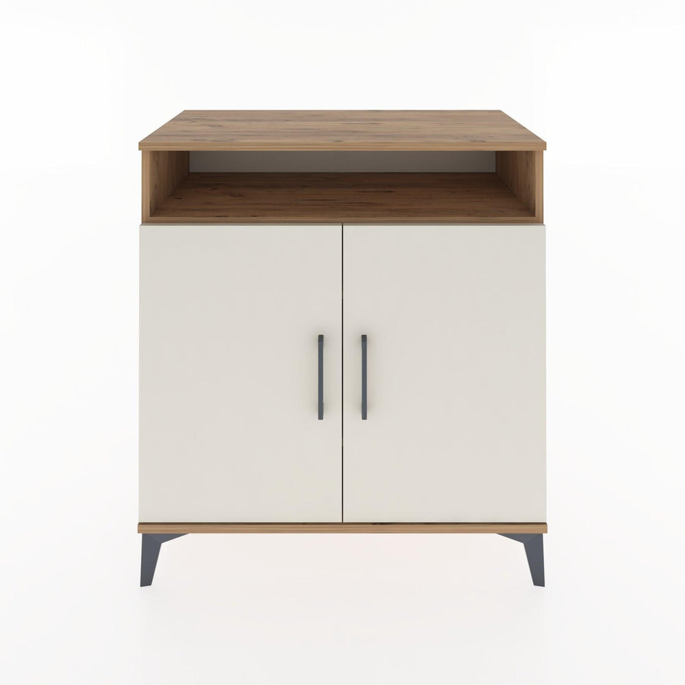 Woodntry Modüler Şifonyer Çam 88x44x84 cm Kapaklı ve Raflı KR83-3