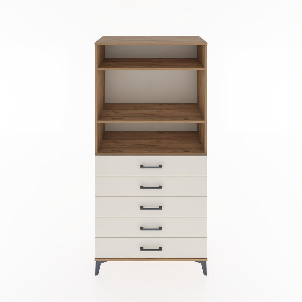 Woodntry Modular Cabinet Pine 88x44x170 cm with Drawers and Shelves CR35-3