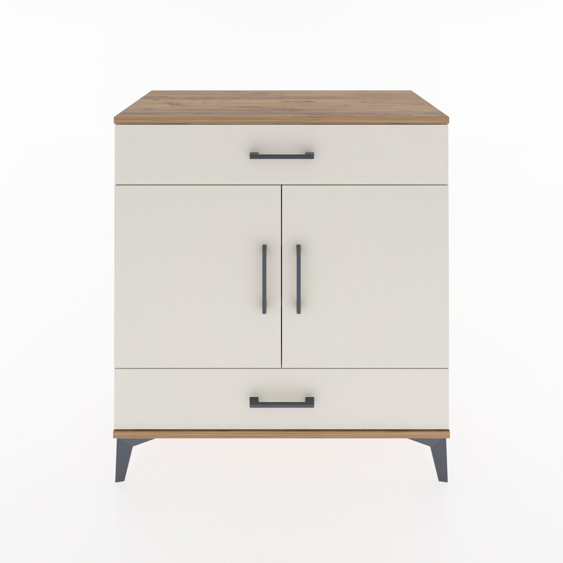 Woodntry Modular Dresser Pine 88x44x84 cm with Cover and Drawer KC58-3