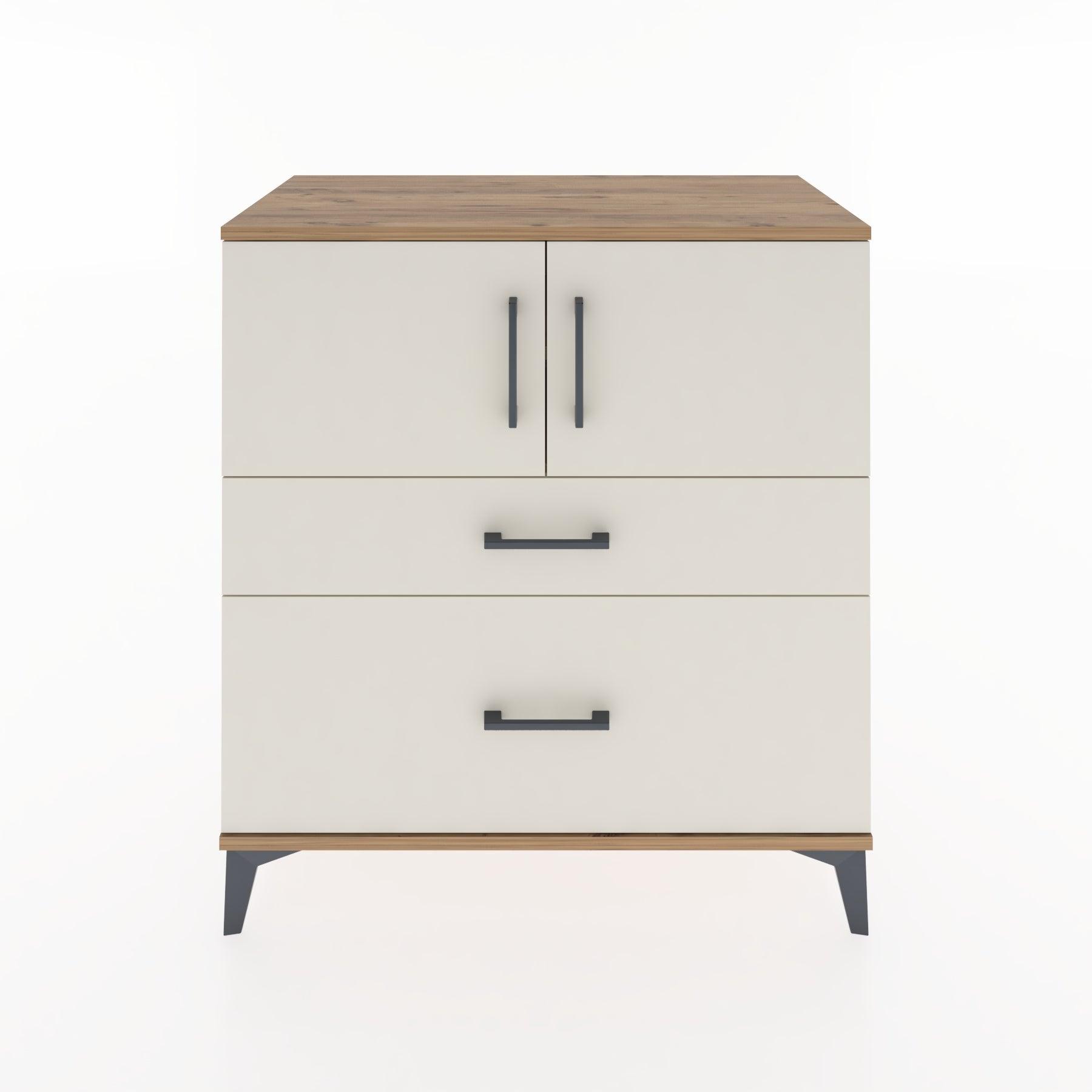 Woodntry Modular Dresser Pine 88x44x84 cm with Cover and Drawer KC109-3