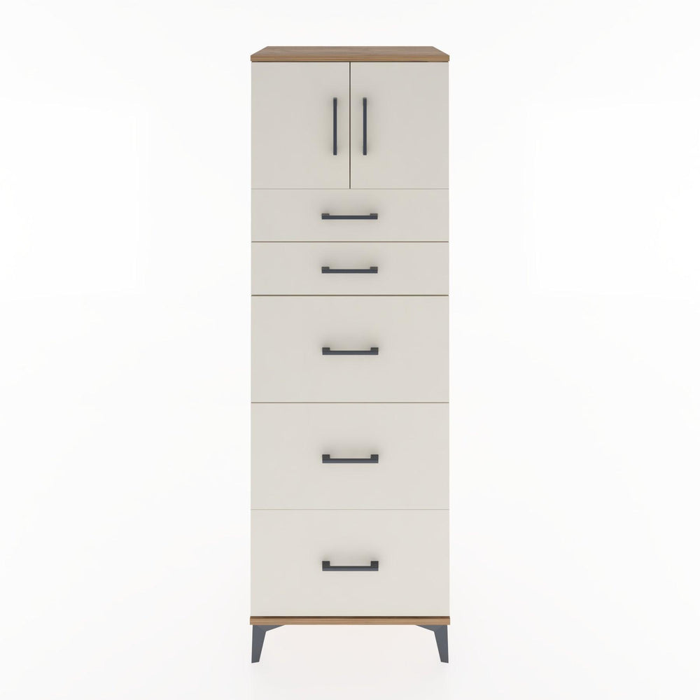 Woodntry Modular Cabinet Pine 60x44x170 cm with Doors and Drawers KC22-3