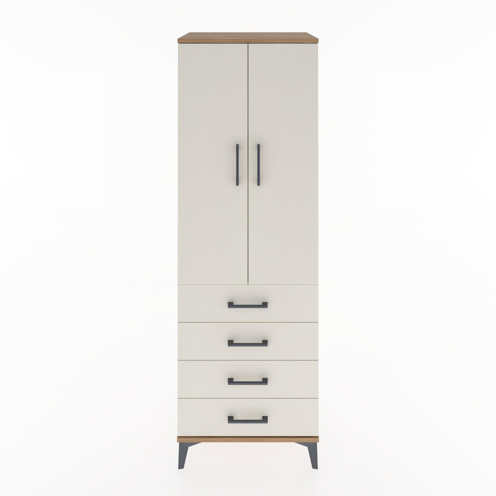 Woodntry Modüler Dolap Çam 60x44x170 cm Kapaklı ve Çekmeceli KC5-3