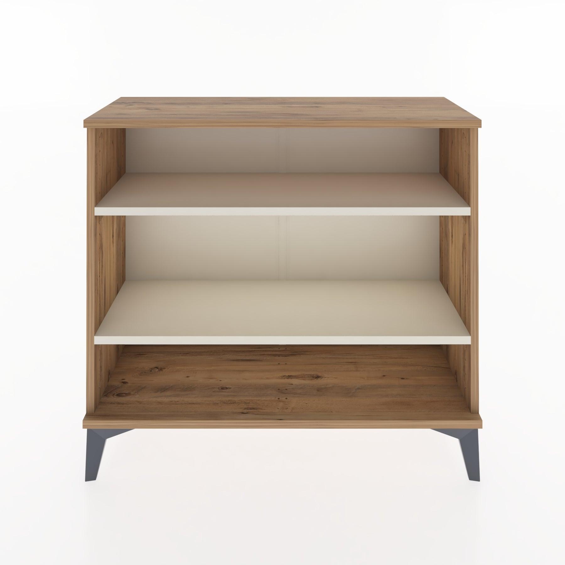 Woodntry Modüler Şifonyer İki Raflı 88x30x68 cm Çam - Woodntry