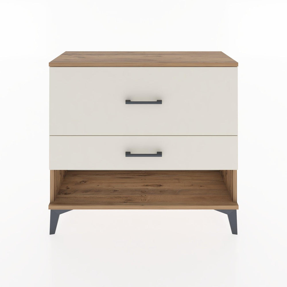 Woodntry Modüler Şifonyer İki Çekmeceli V5 88x30x68 cm Çam - Woodntry