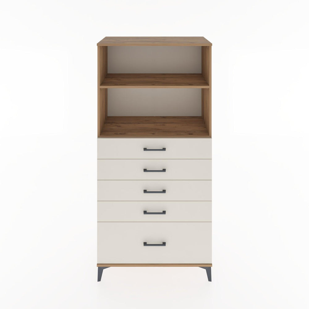 Woodntry Modular Cabinet Pine 88x44x170 cm with Drawers and Shelves CR40-3