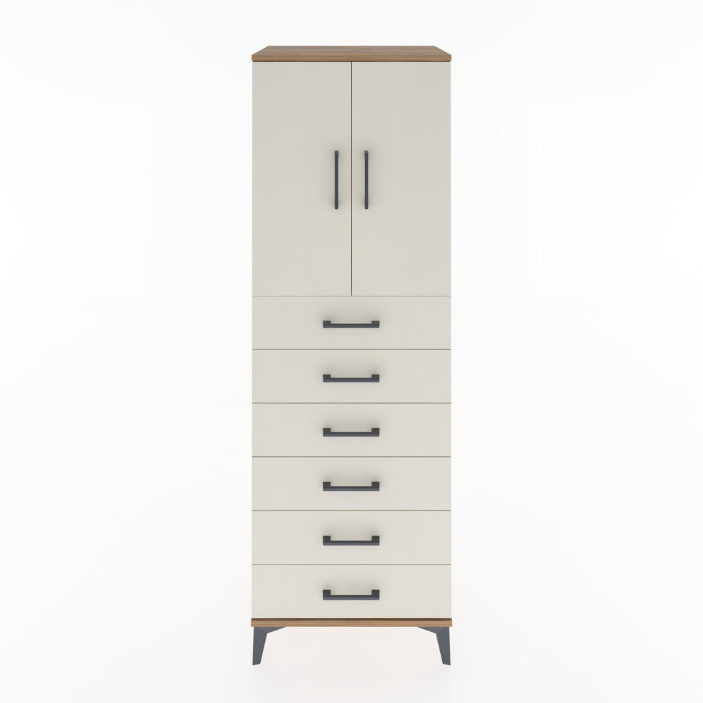 Woodntry Modular Cabinet Pine 60x44x170 cm with Doors and Drawers KC3-3
