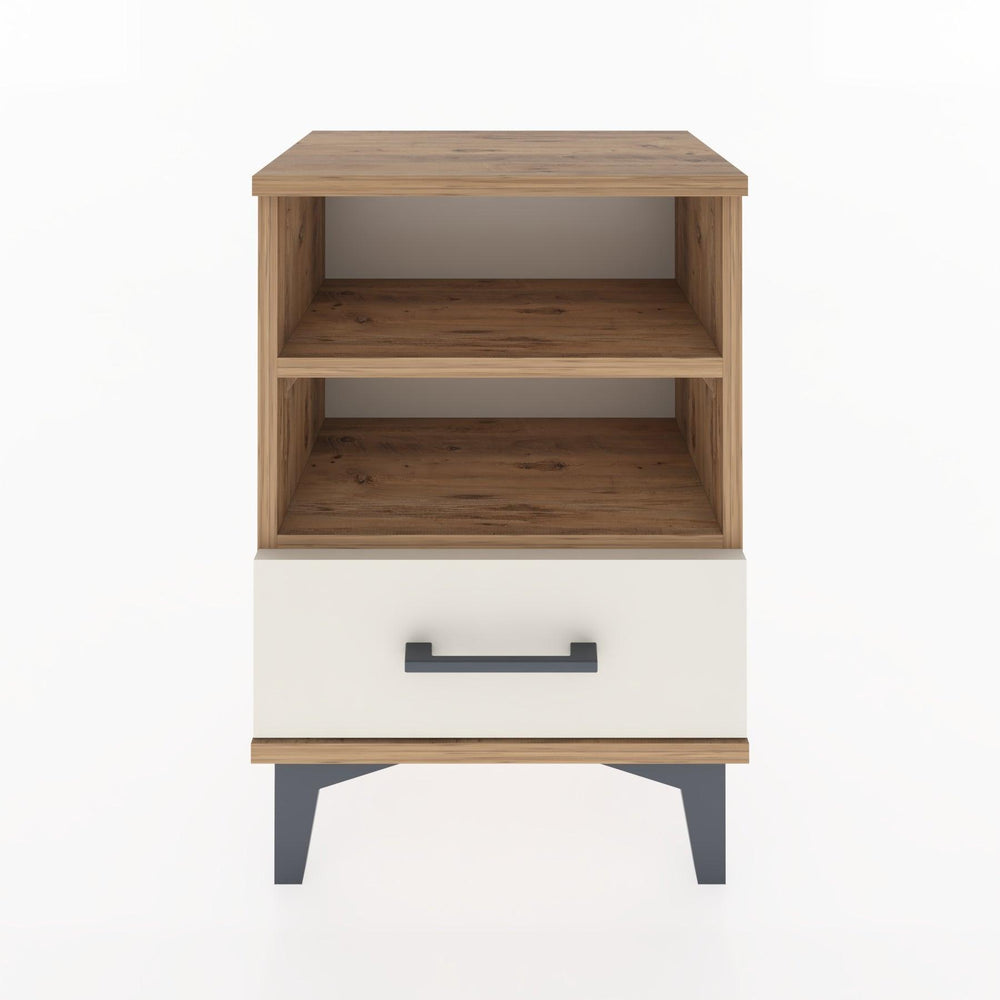 Woodntry Modüler Komodin Çift Raflı 44x30x52 cm Çam - Woodntry