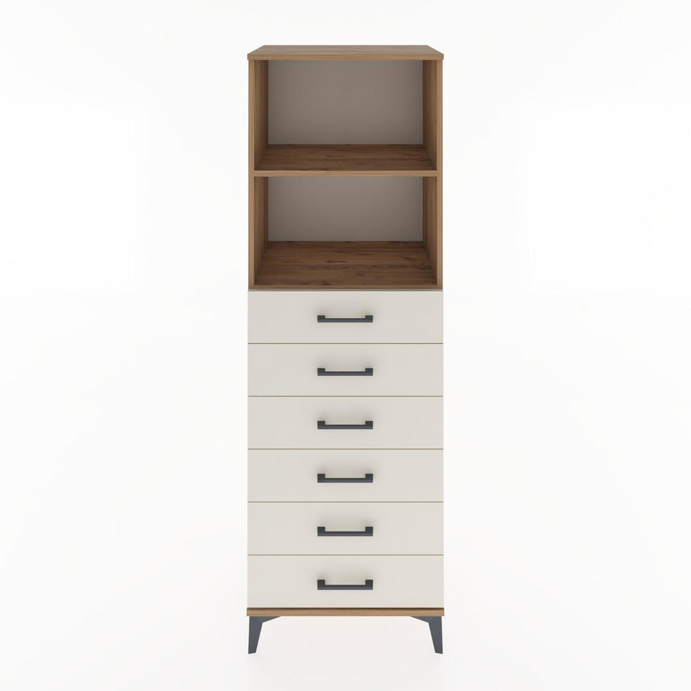 Woodntry Modular Cabinet Pine 60x44x170 cm with Drawers and Shelves CR34-3
