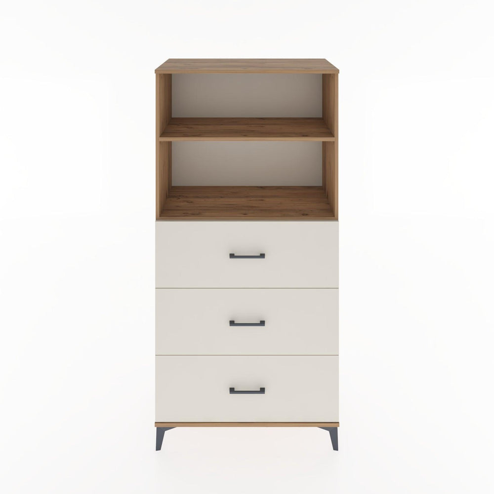 Woodntry Modular Cabinet Pine 88x44x170 cm with Drawers and Shelves CR52-3