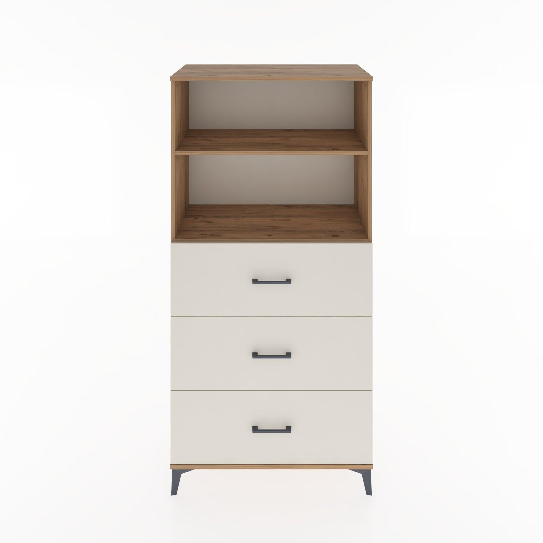 Woodntry Modular Cabinet Pine 88x44x170 cm with Drawers and Shelves CR52-3
