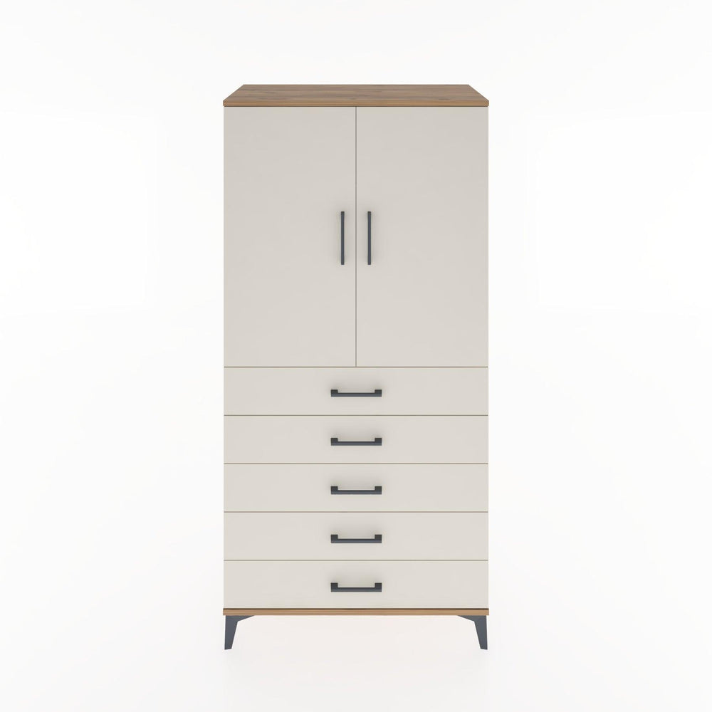 Woodntry Modular Cabinet Pine 88x44x170 cm with Doors and Drawers KC26-3