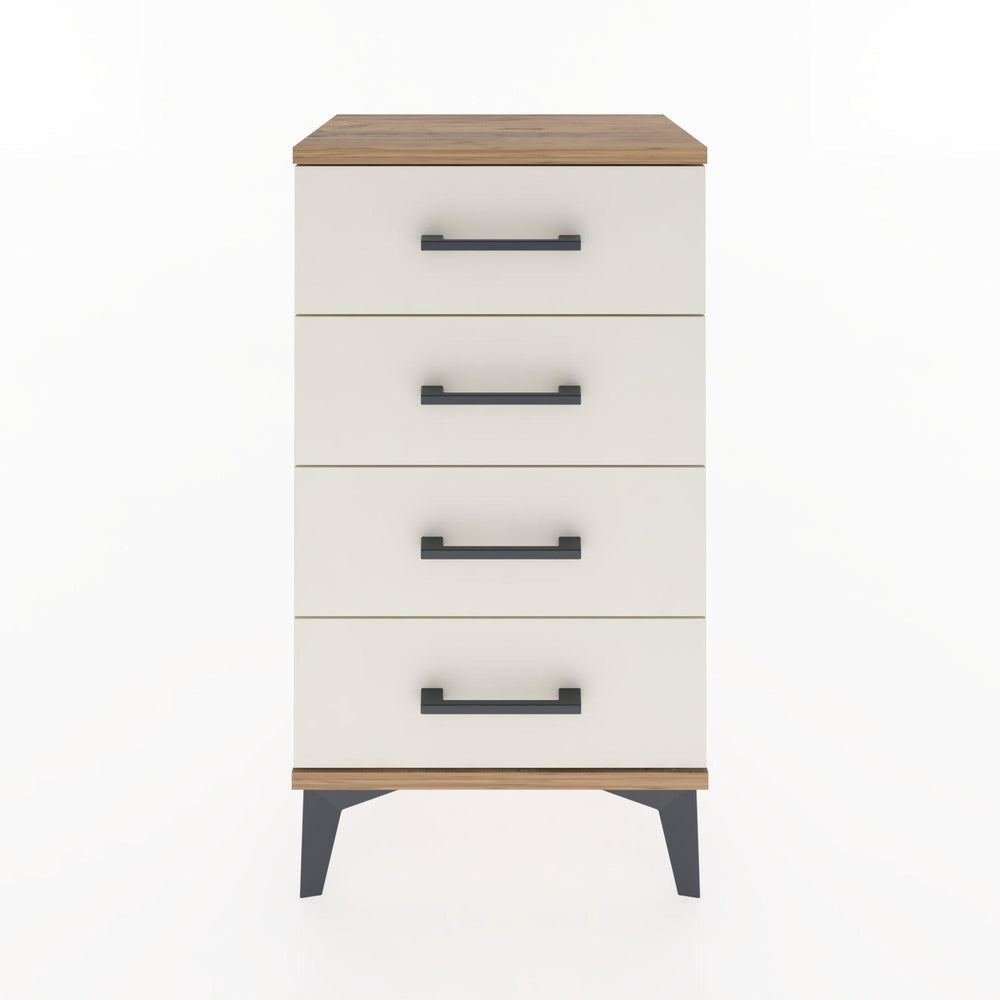 Woodntry Modüler Komodin 4 Çekmeceli 44x30x68 cm Çam - Woodntry