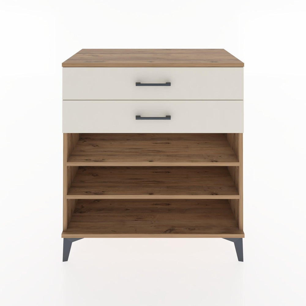 Woodntry Modular Dresser Pine 88x44x84 cm with Drawers and Shelves CR13-3