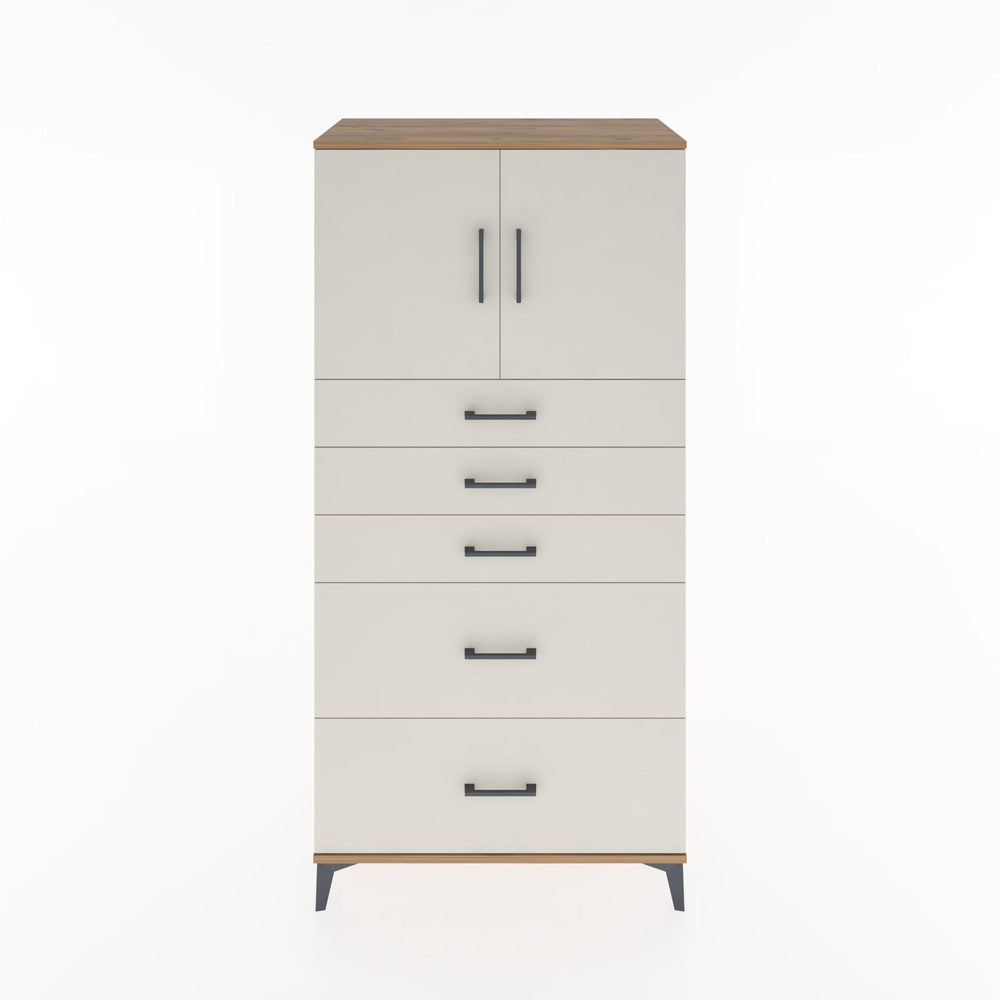 Woodntry Modular Cabinet Pine 88x44x170 cm with Doors and Drawers KC18-3
