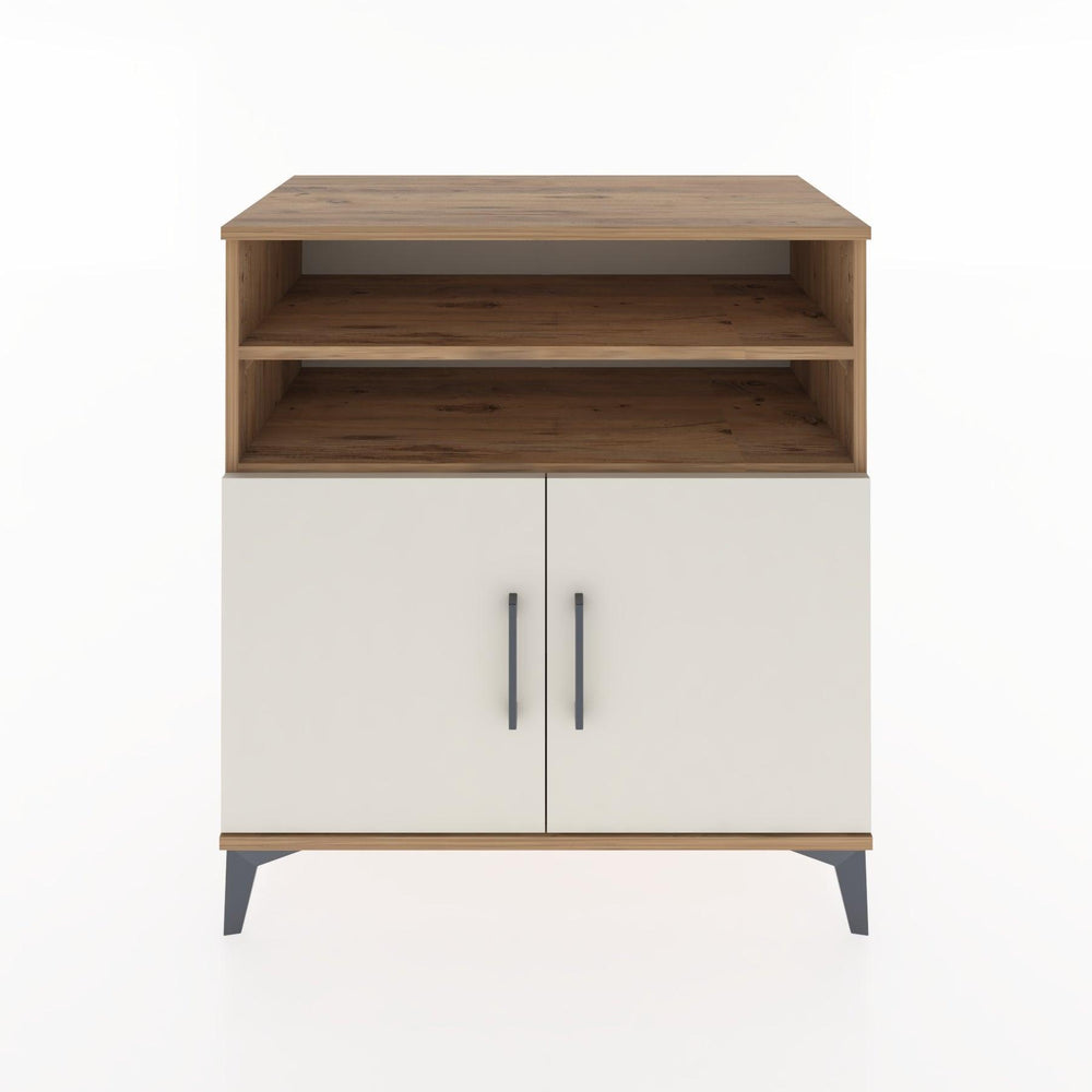 Woodntry Modüler Şifonyer Çam 88x44x84 cm Kapaklı ve Raflı KR39-3