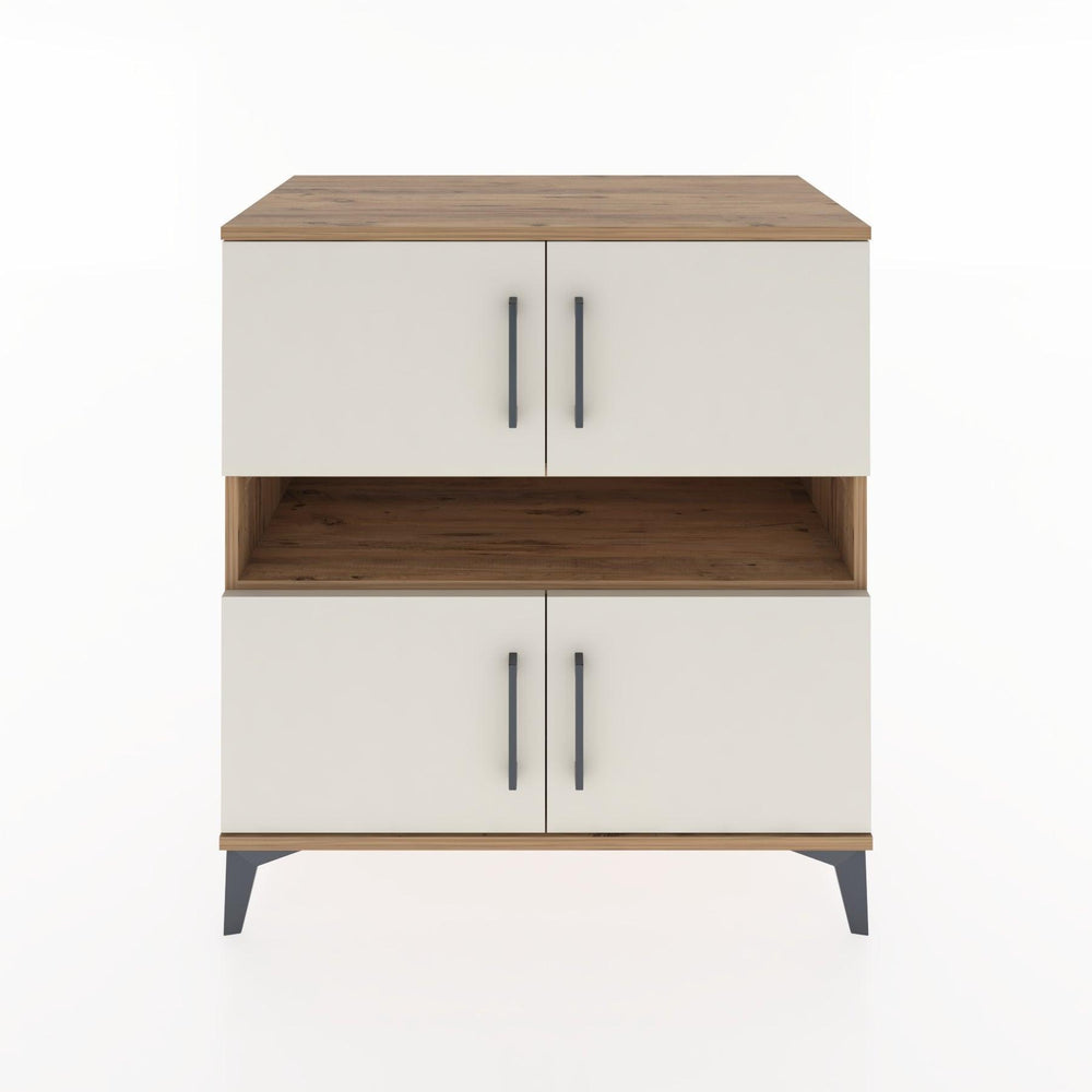 Woodntry Modular Dresser Pine 88x44x84 cm with Cover and Shelf KR104-3