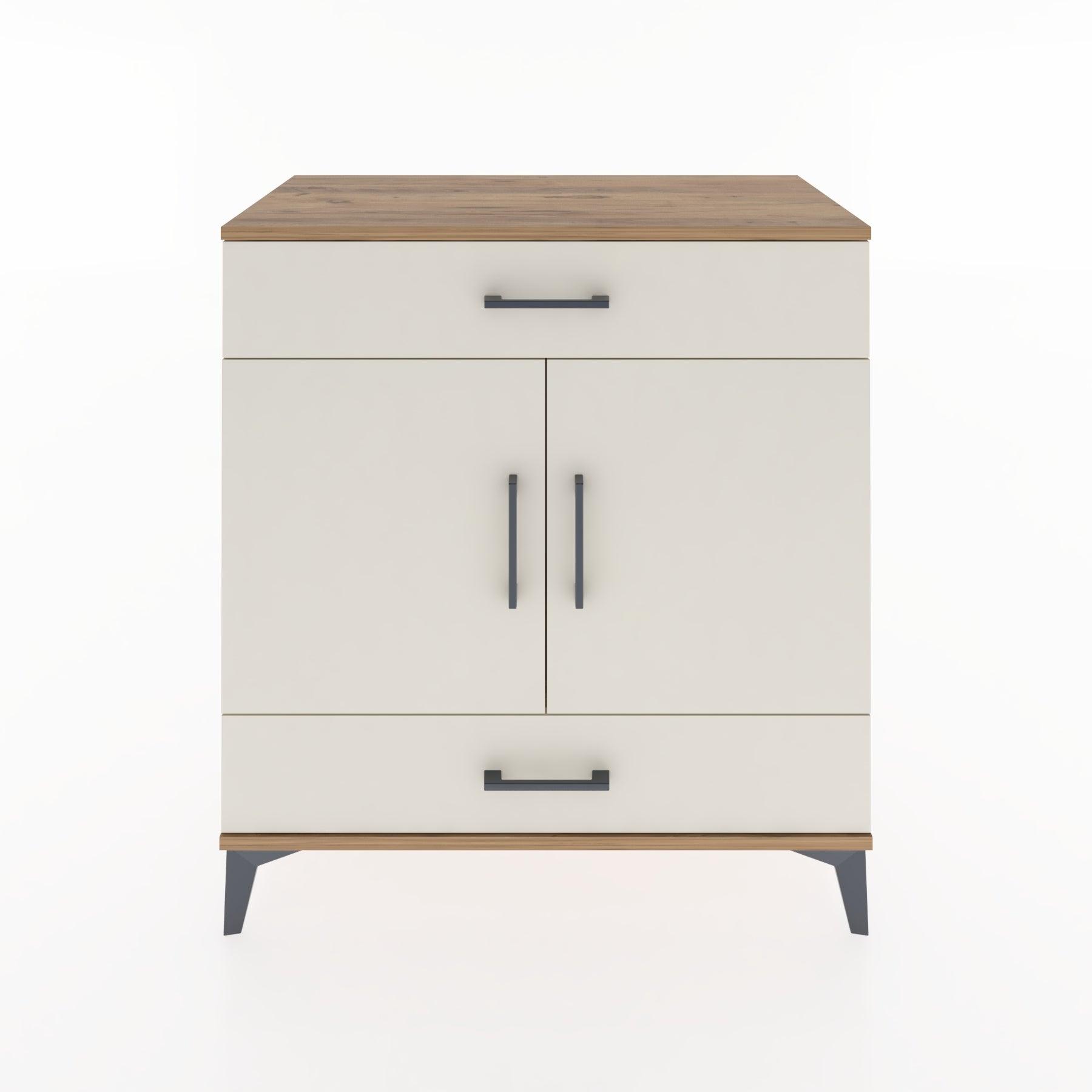 Woodntry Modular Dresser Pine 88x44x84 cm with Cover and Drawer KC60-3