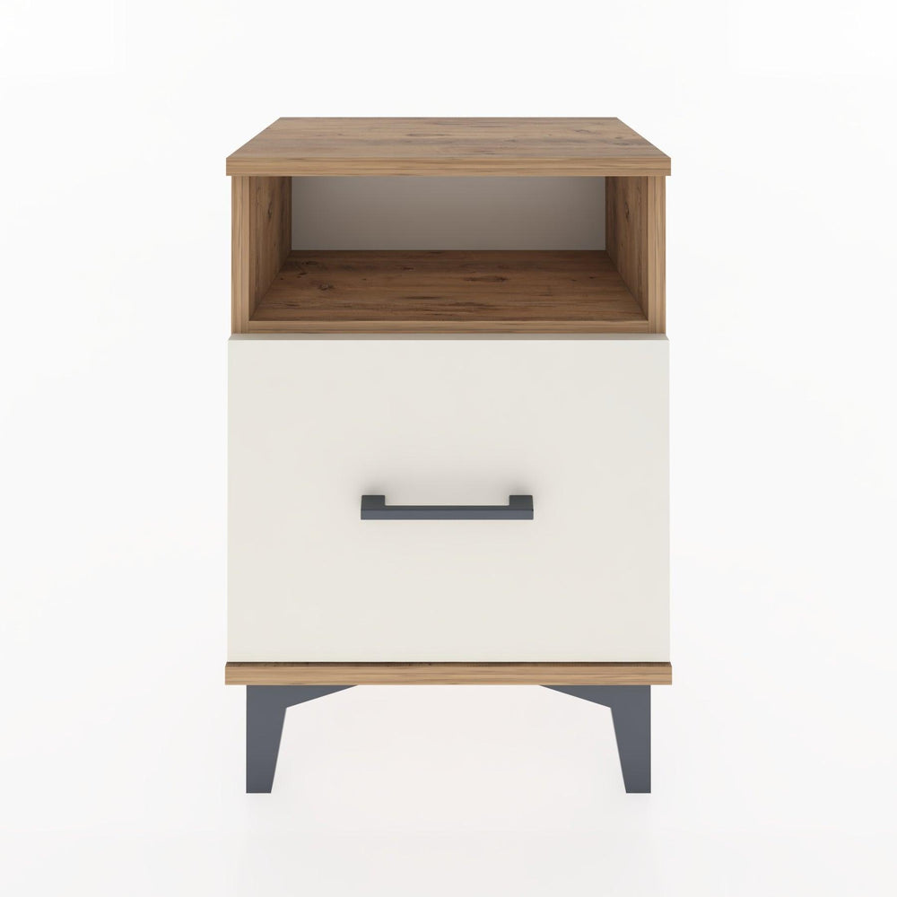 Woodntry Modüler Komodin Raf ve Çekmece 44x30x52 cm Çam - Woodntry