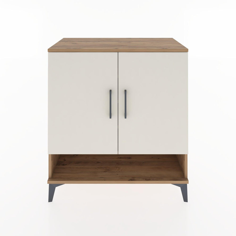 Woodntry Modüler Şifonyer Çam 88x44x84 cm Kapaklı ve Raflı KR74-3