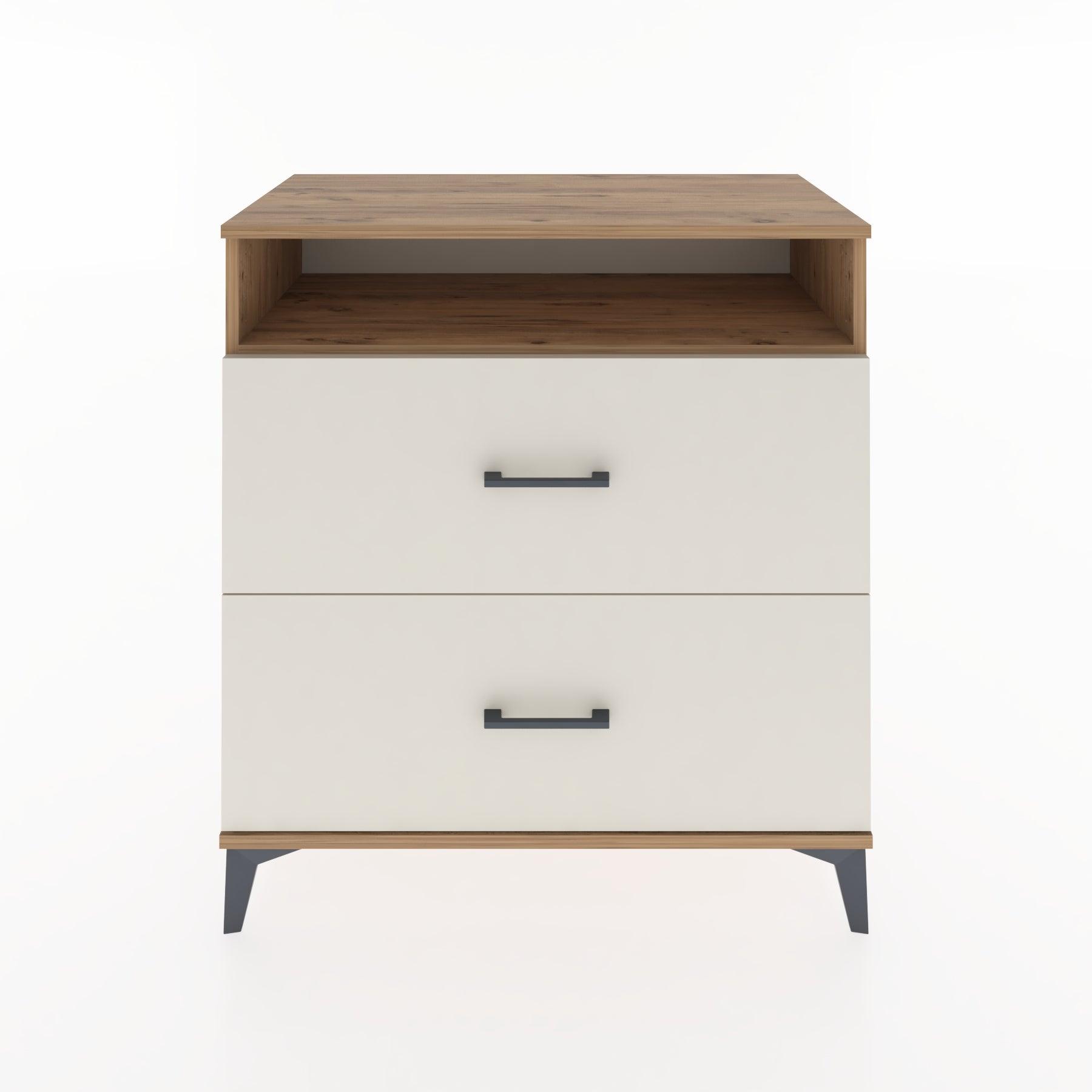Woodntry Modular Dresser Pine 88x44x84 cm with Drawers and Shelves CR3-3