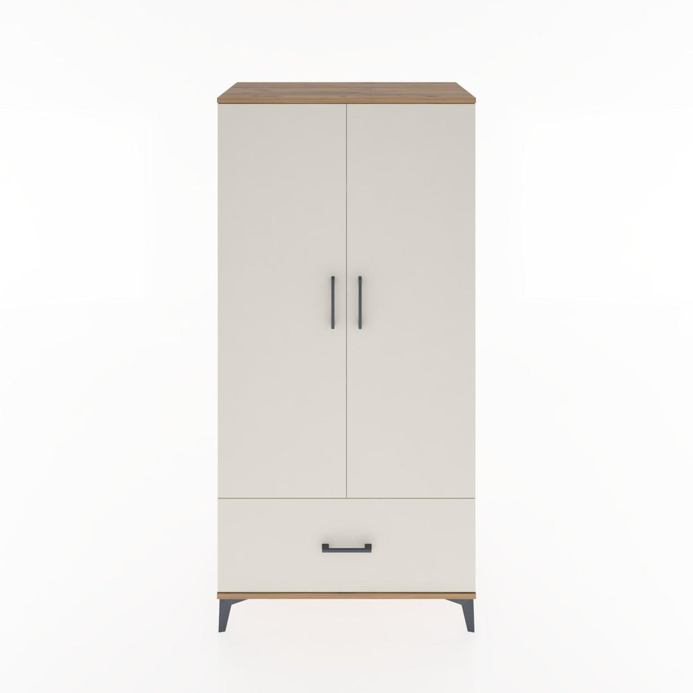 Woodntry Modüler Dolap Çam 88x44x170 cm Kapaklı ve Çekmeceli KC16-3