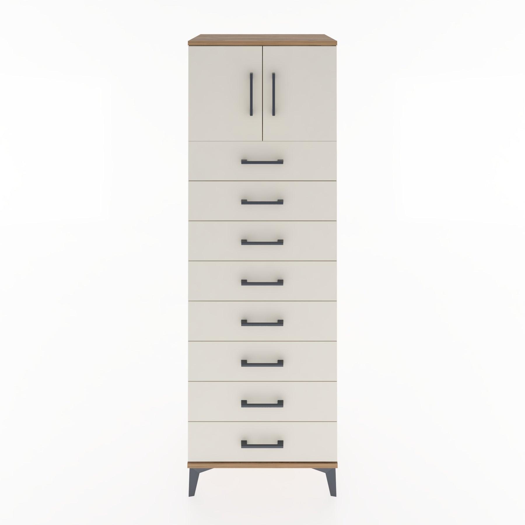 Woodntry Modular Cabinet Pine 60x44x170 cm with Doors and Drawers KC1-3