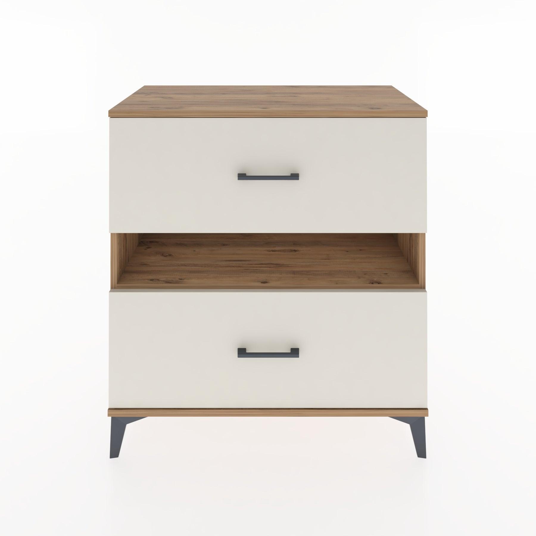 Woodntry Modular Dresser Pine 88x44x84 cm with Drawers and Shelves CR2-3